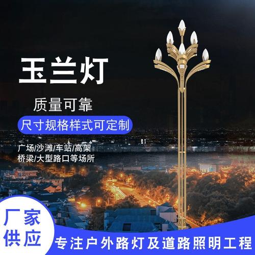 厂家直供市政工程景观路灯led 玉兰灯中华灯批发道路照明源头厂家